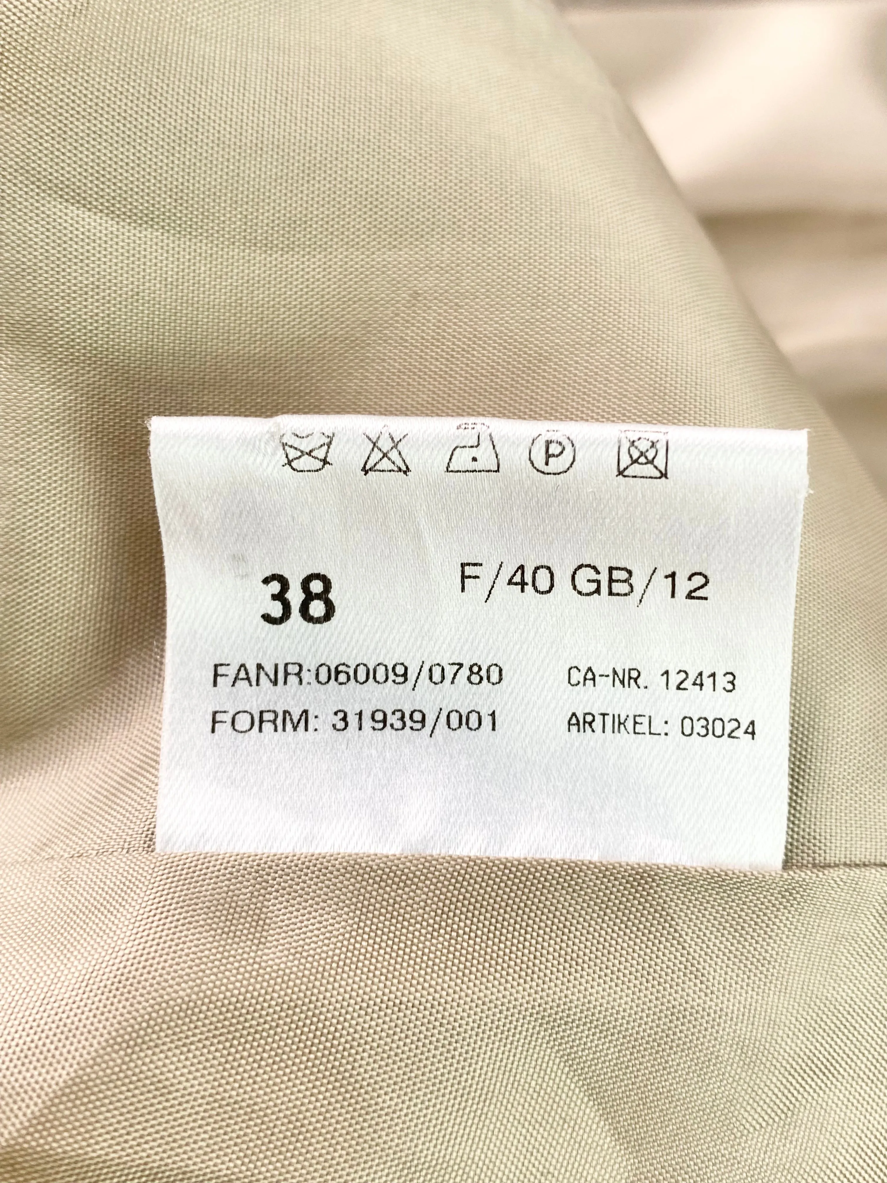 Basler Oatmeal Wool Blend Two Piece - AU12
