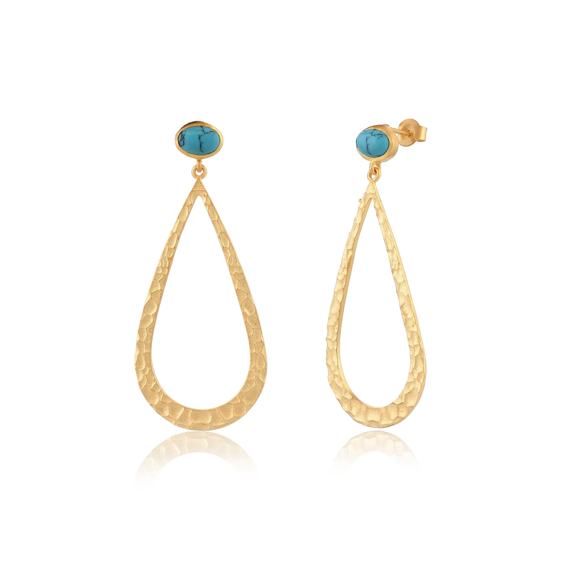 Blue Turquoise Studs