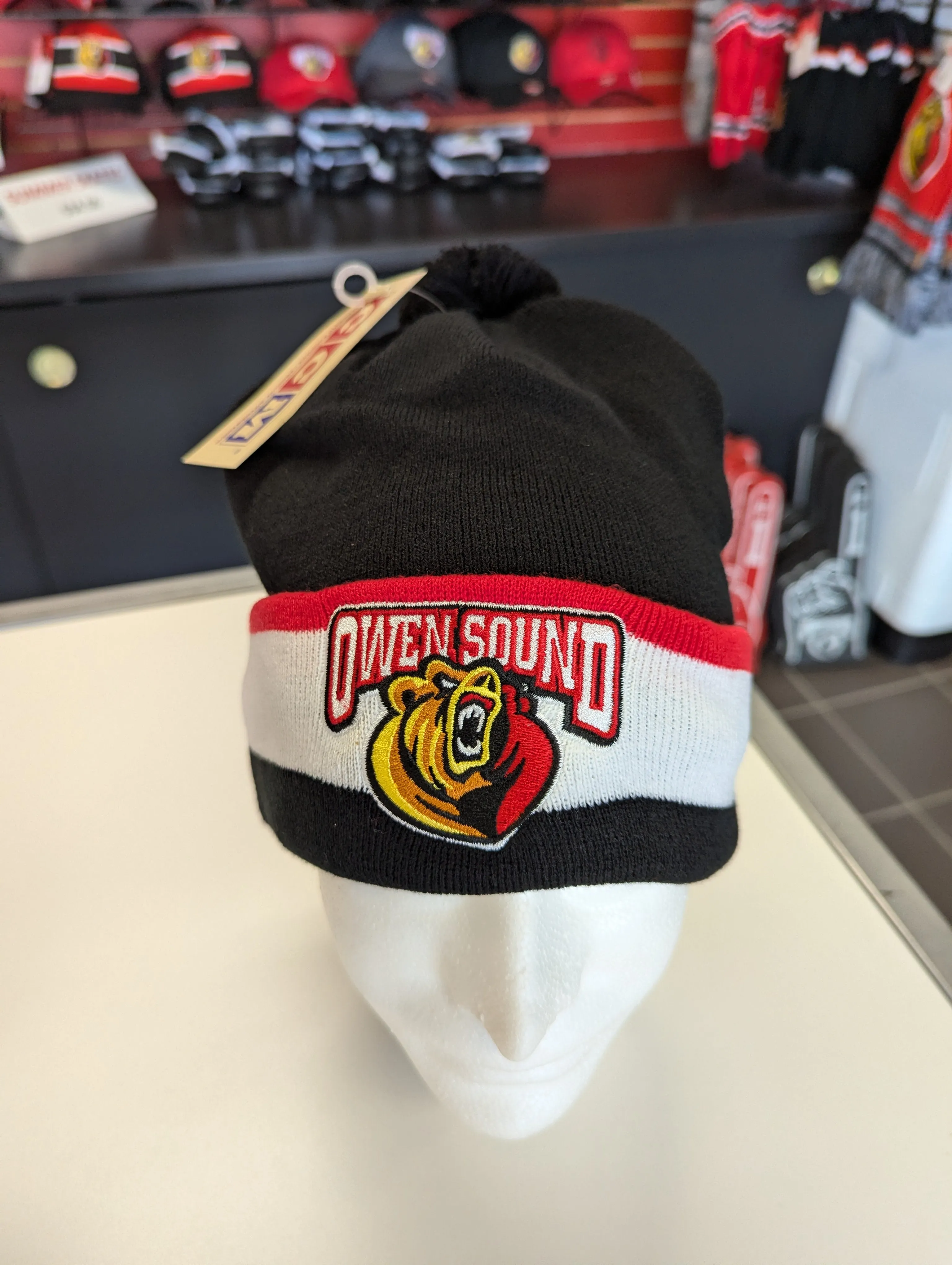 CCM Stripe Toques (Clearance - Final Sales)