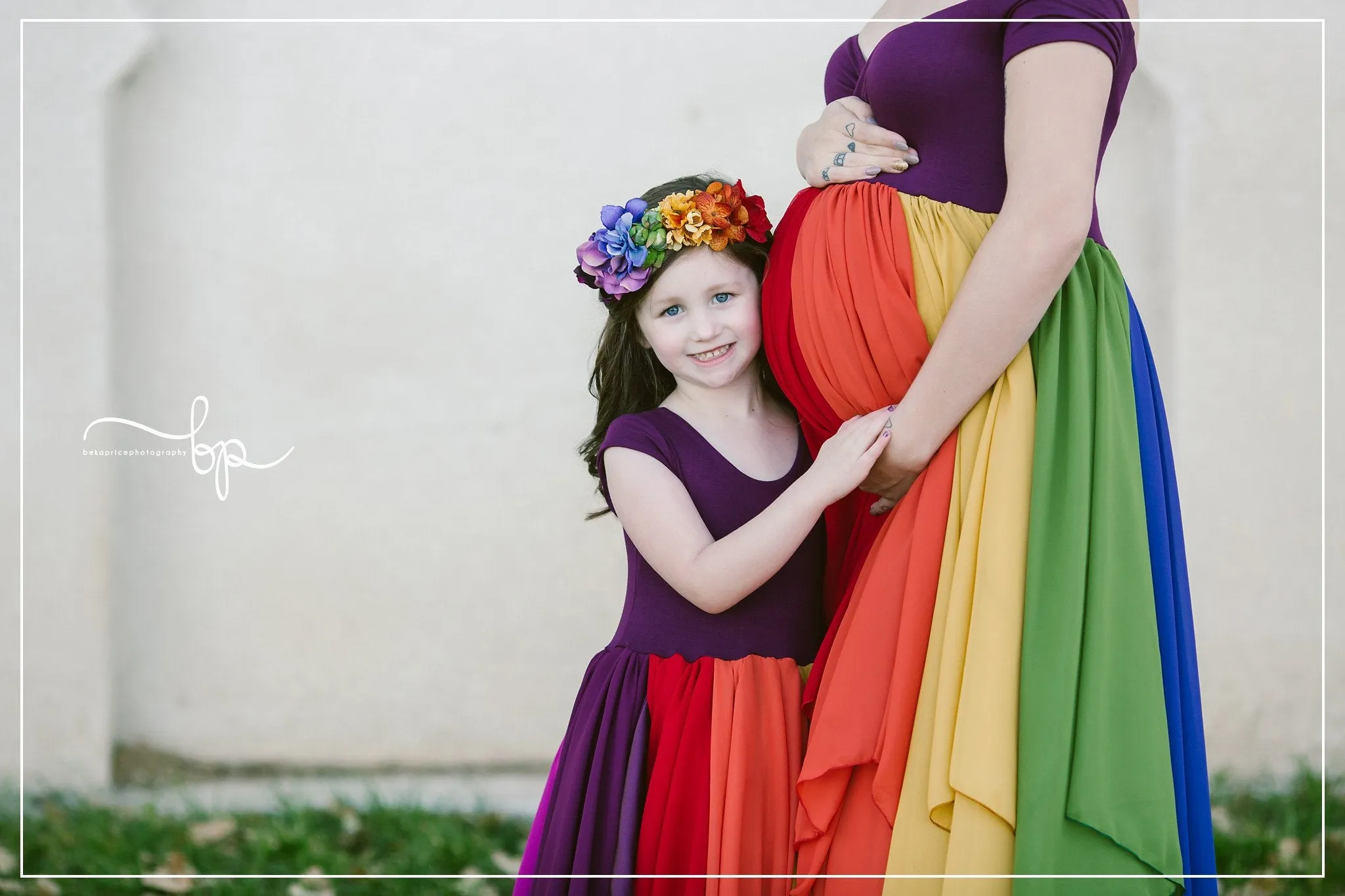 Esperanza Floral Crown {jewel tones} • Rainbow Baby Line • Rainbow Floral Crown • Hope Floral Crown • Bohemian Crown • Rainbow Baby Crown | READY TO SHIP • by Sew Trendy