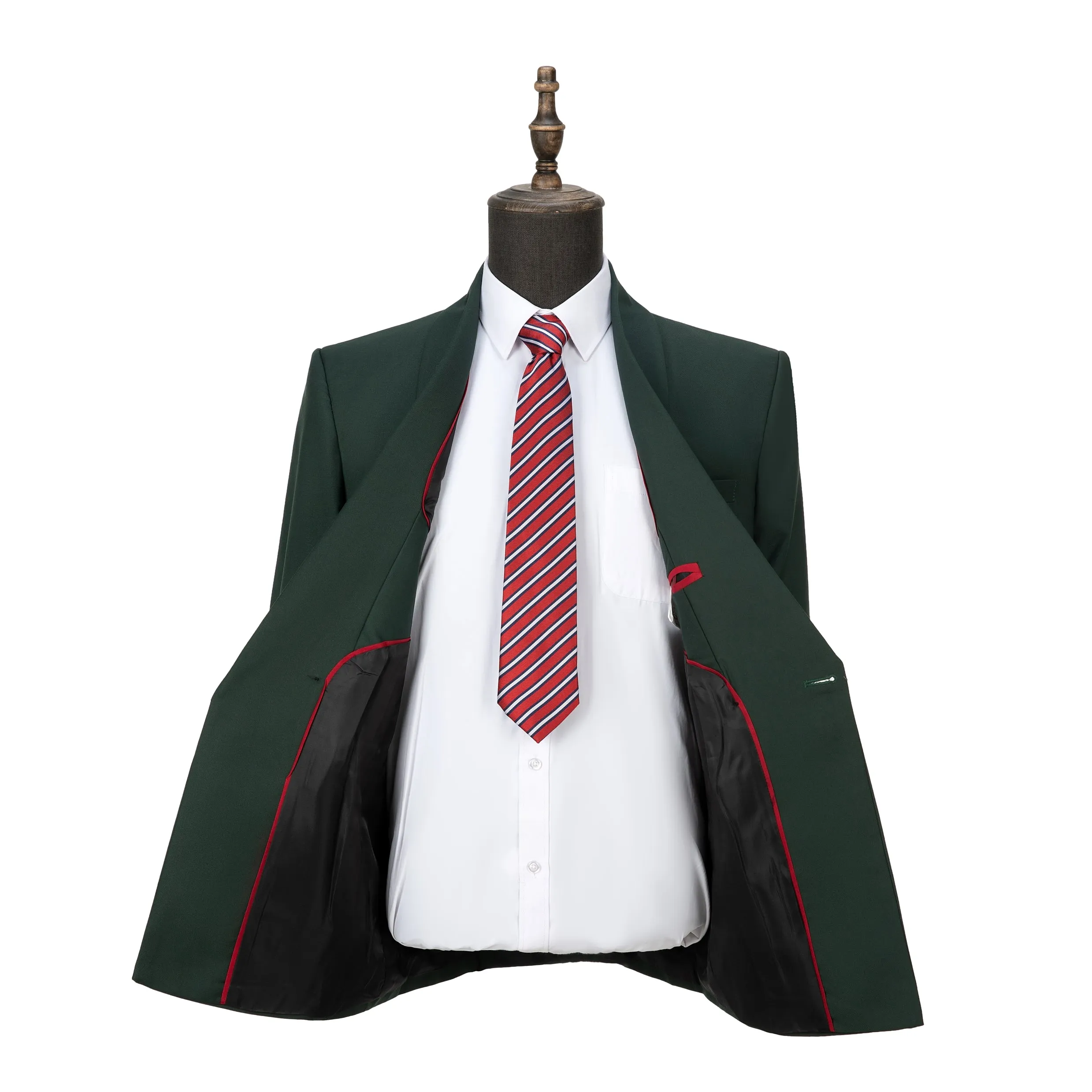 Fashion Mens Suit Double Breasts Shawl Lapel 2 Pieces (Blazer Pants)
