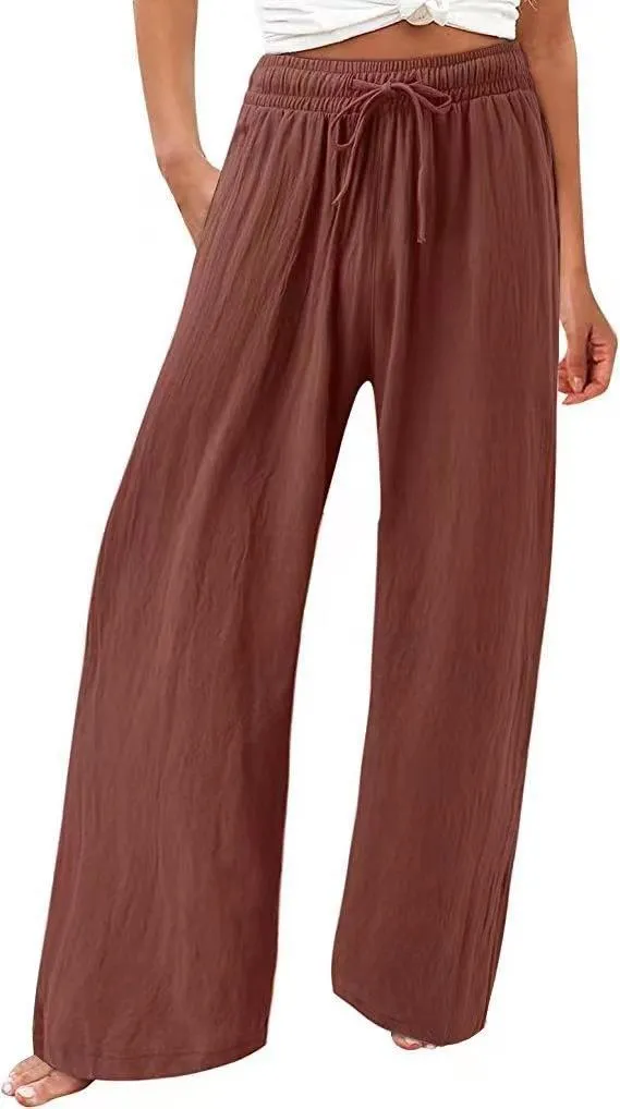 Fashion Wide-Leg Beach Pants
