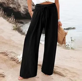 Fashion Wide-Leg Beach Pants