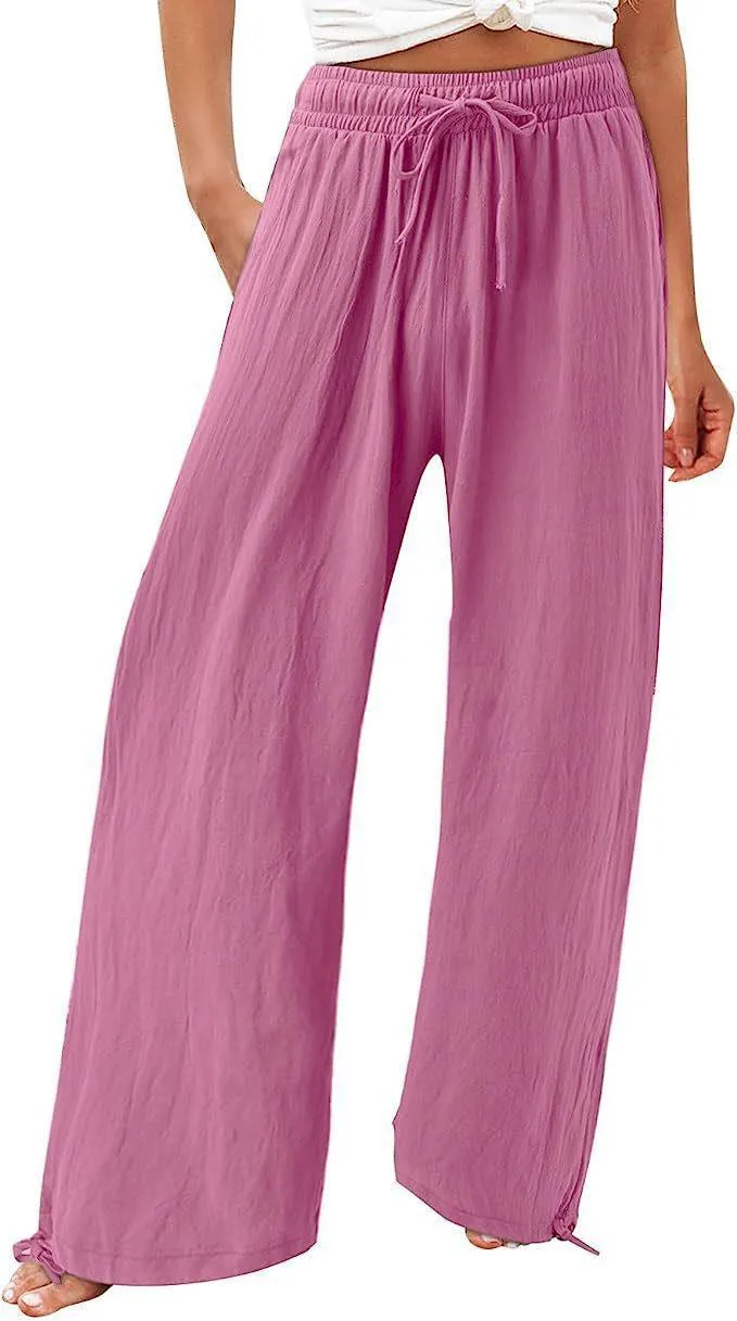 Fashion Wide-Leg Beach Pants