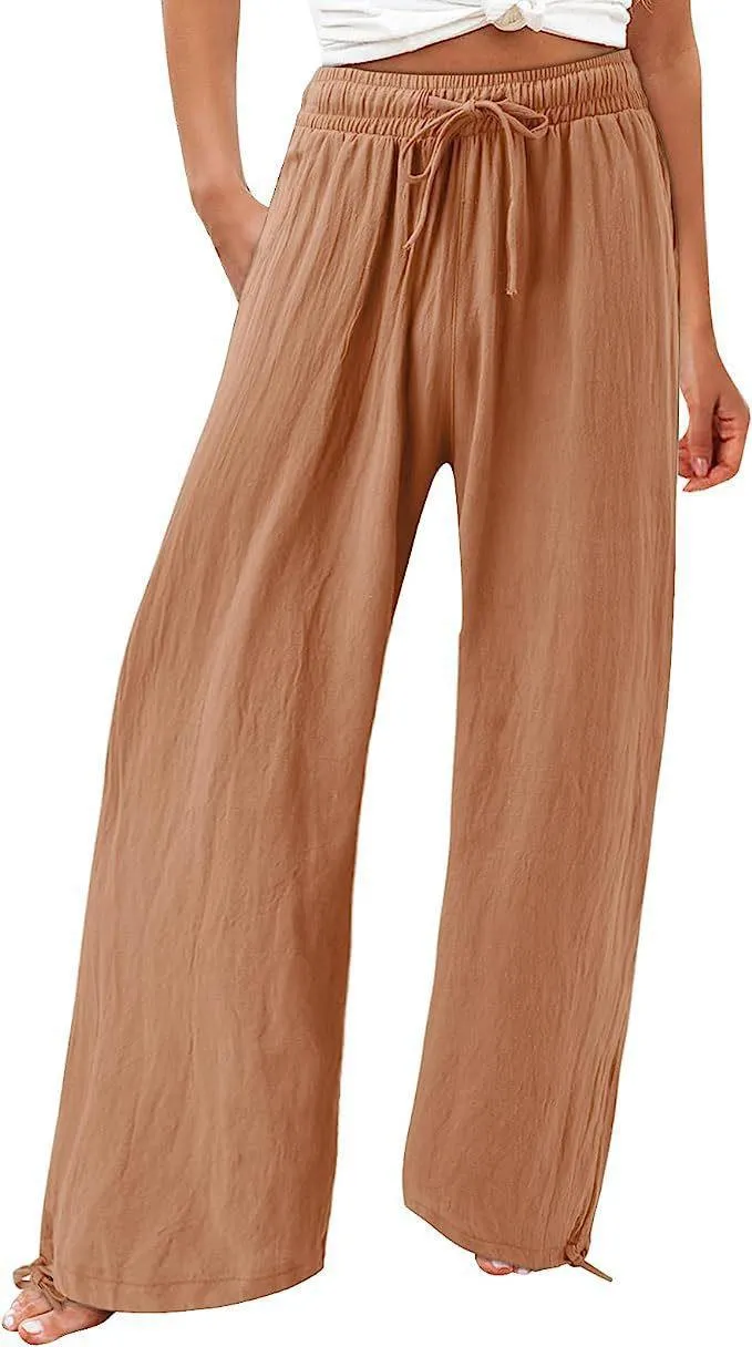 Fashion Wide-Leg Beach Pants