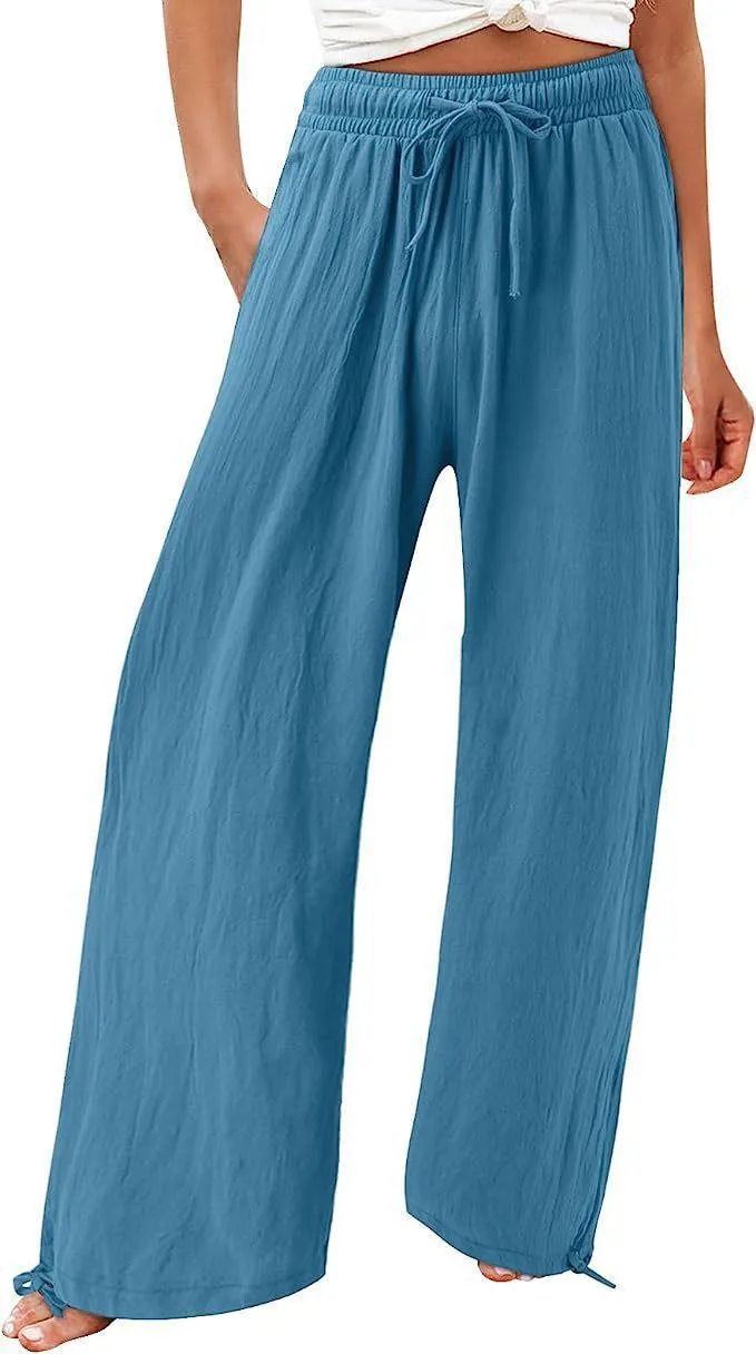 Fashion Wide-Leg Beach Pants