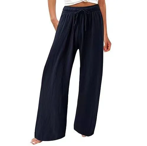 Fashion Wide-Leg Beach Pants