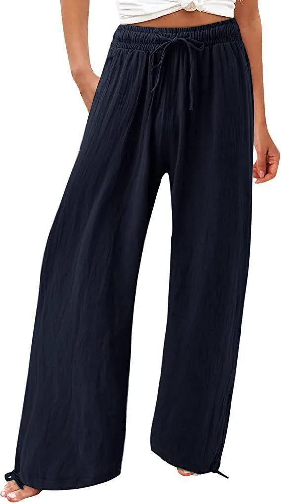 Fashion Wide-Leg Beach Pants