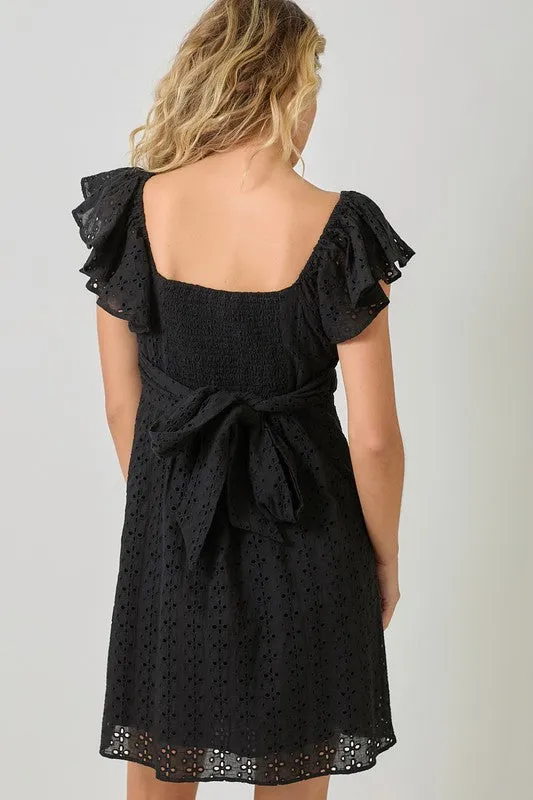 Flirty Flutter Dress