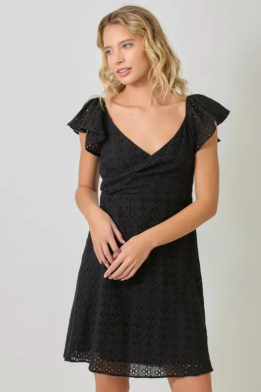Flirty Flutter Dress