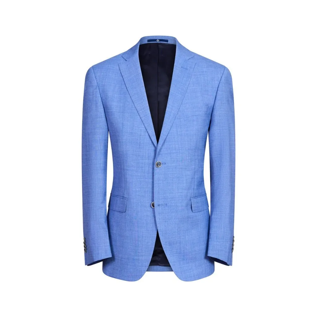 HENRY Single Breasted Plain Business Suit BLUE GREY REG