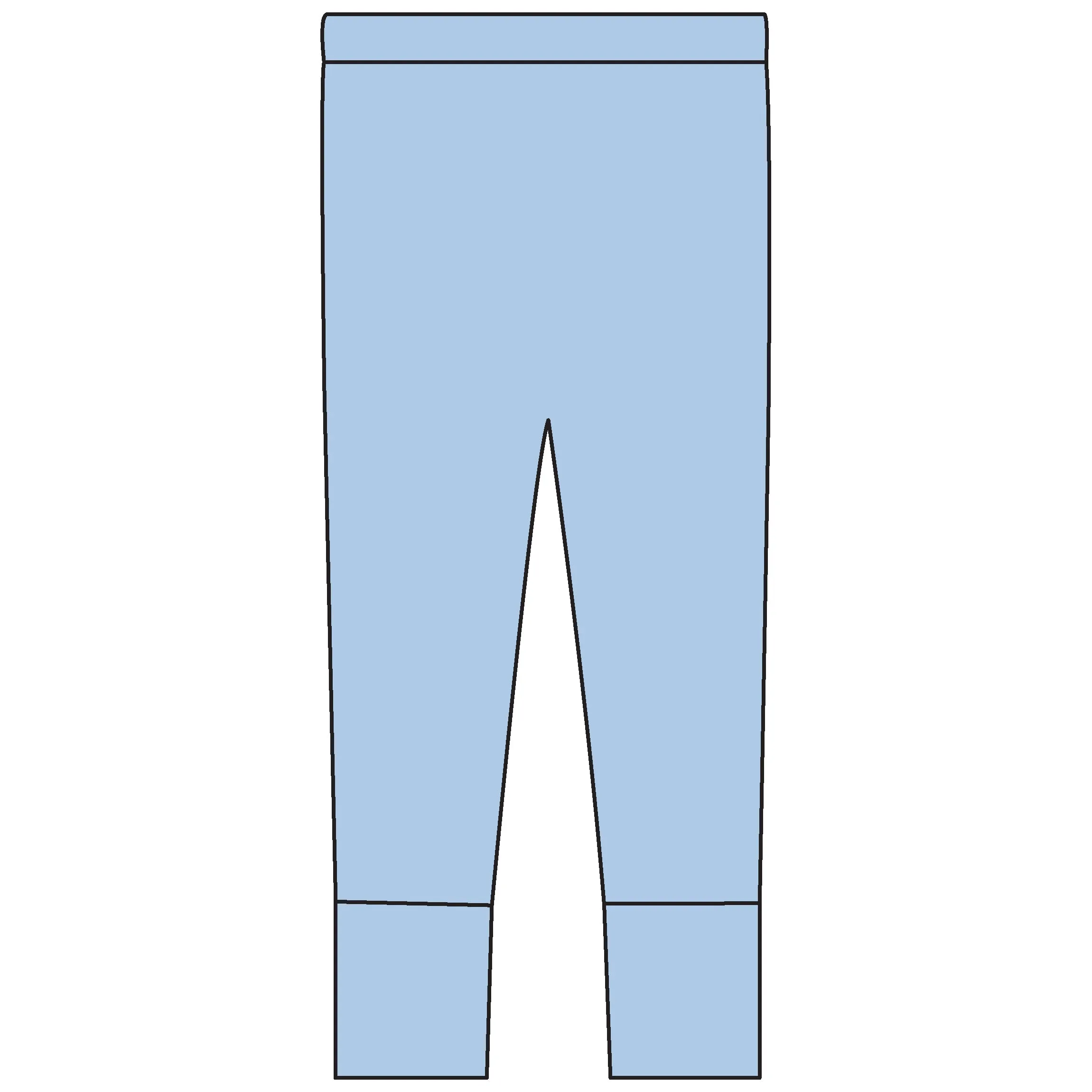 Lillian Trisomy 18 Blue Bamboo Leggings