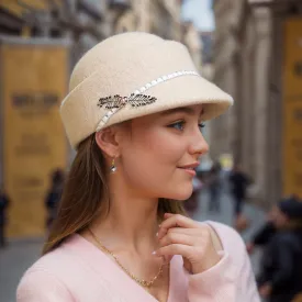 New Arrivals Women's Retro British Felt Equestrian Beret