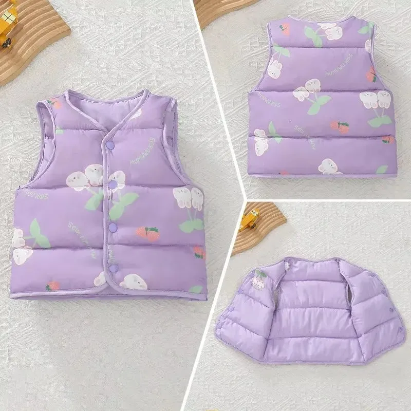 Printed Vest Tops for Baby Girl