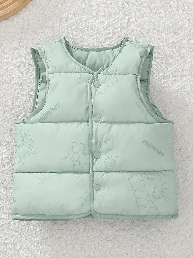 Printed Vest Tops for Baby Girl