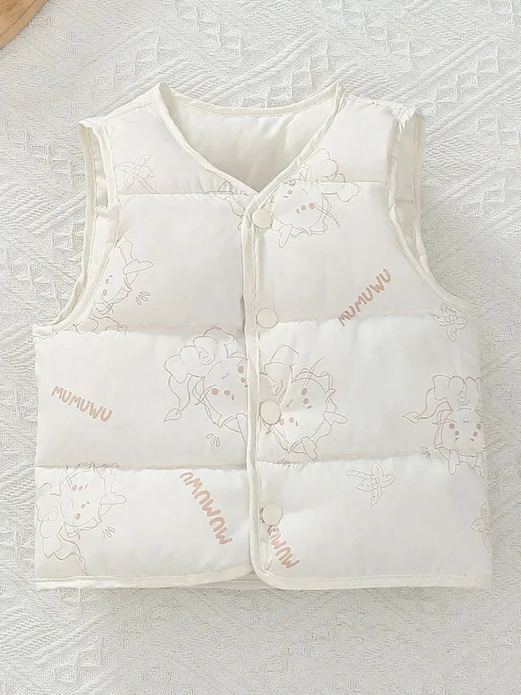 Printed Vest Tops for Baby Girl