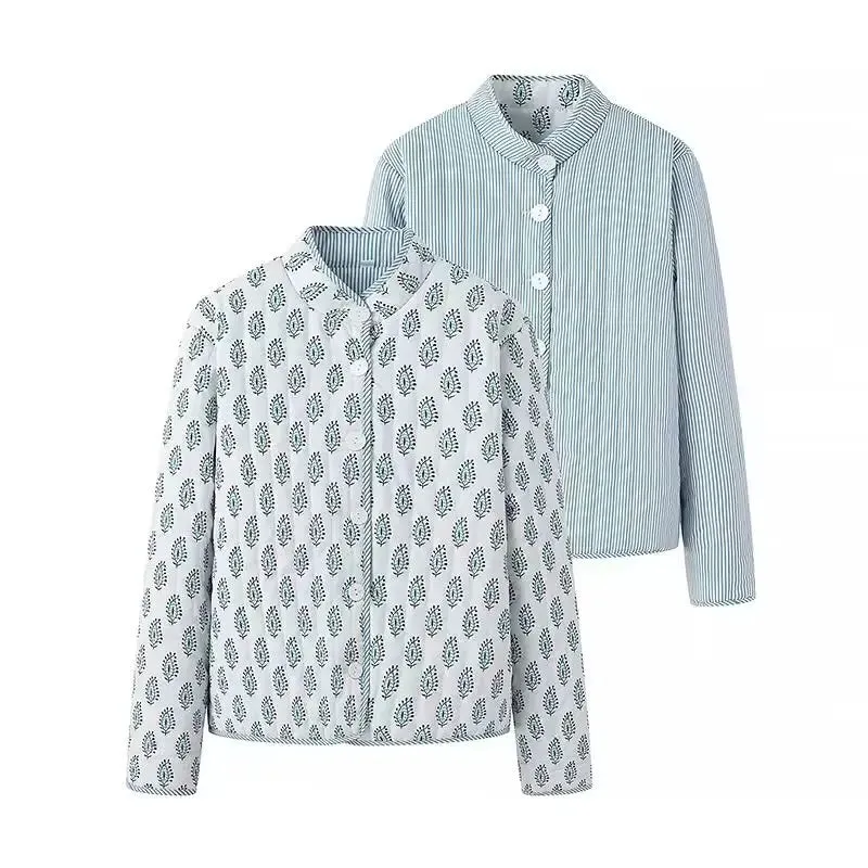 Reversible Ethnic Print Jacket