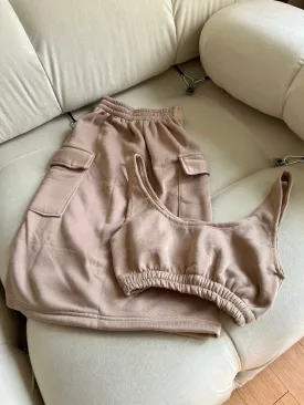Sample Sale - Crop Top and Skirt Set #1 (Small)