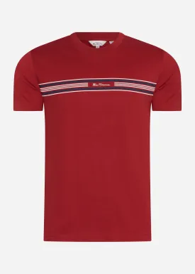 Seasonal stripe - red