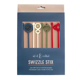 Swizzle Stix Beverage Stir Sticks