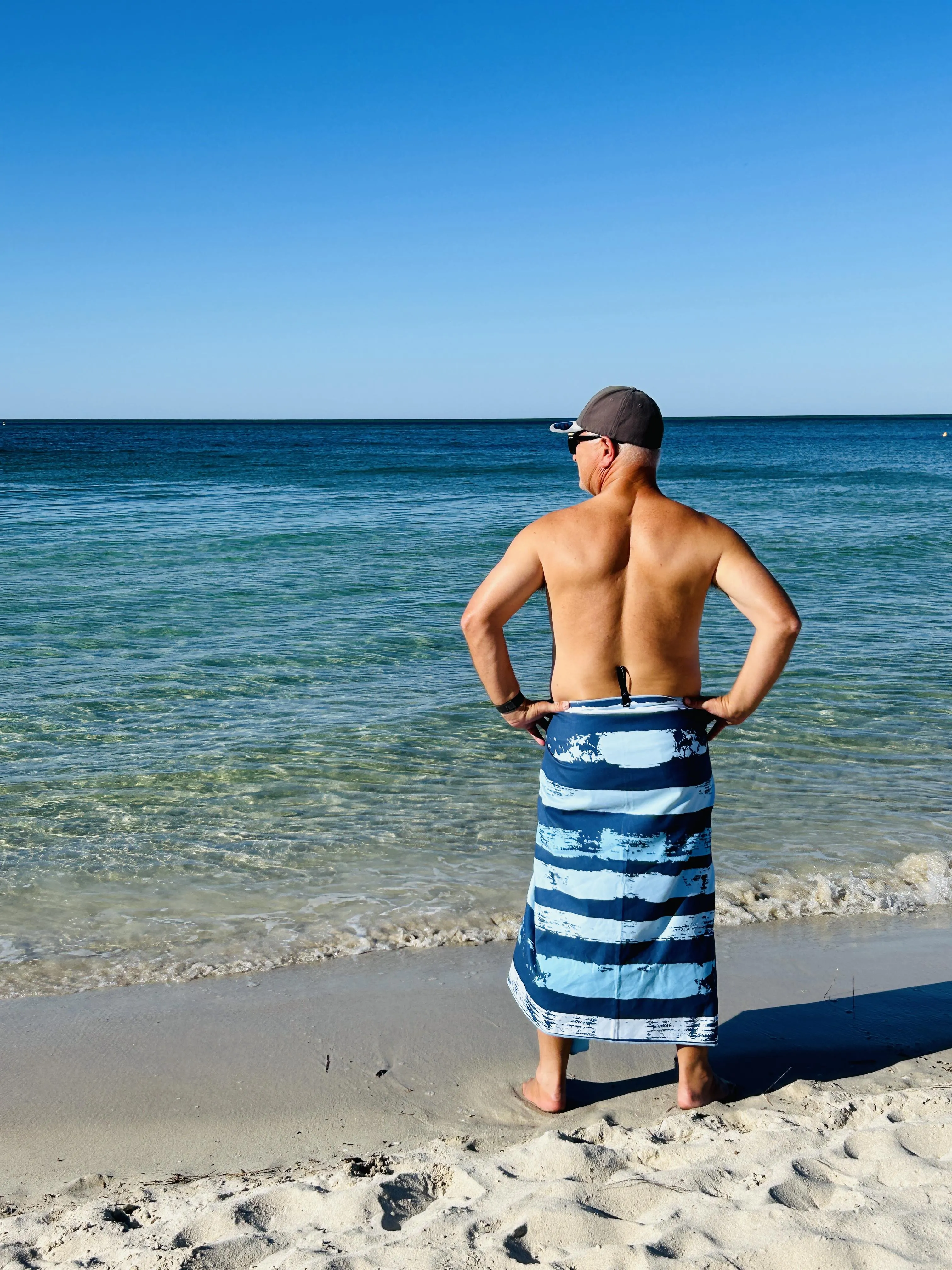 Trigg Beach Large Beach Towel & Pouch