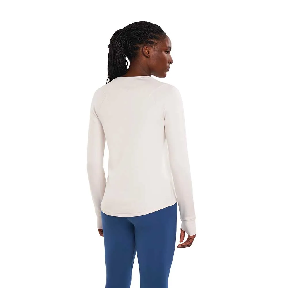 Women's Alrn Raglan Thermal Crew - White Sand
